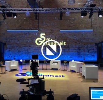 Talkrunde, Talkshow, Kameratechnik, Dolly, FOH, Studio, Livestream